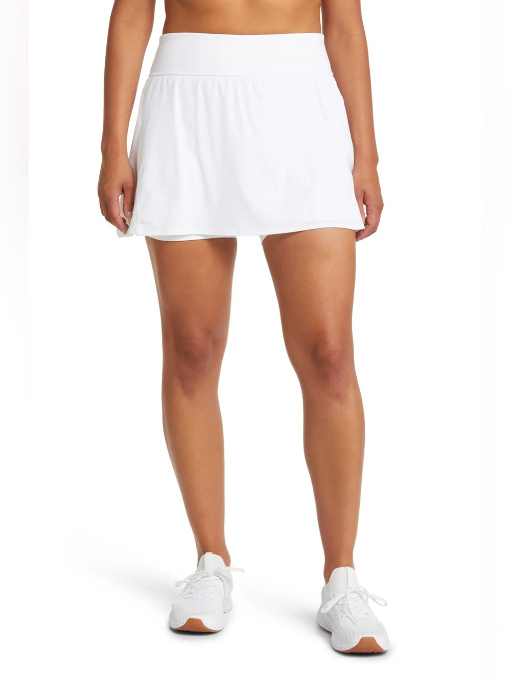 Spanx GetMoving 14-Inch Skort. White, size large. Excellent condition